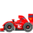 Emoji Representing hobby: Motorsport